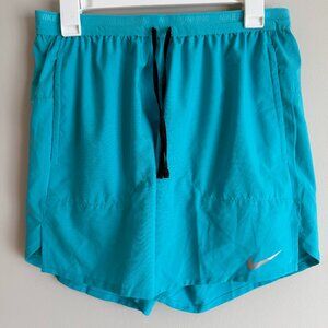 Nike DM4759-345 Mens Medium Stride Dri-FIT 7" 2-in-1 Running Shorts Dusty Cactus